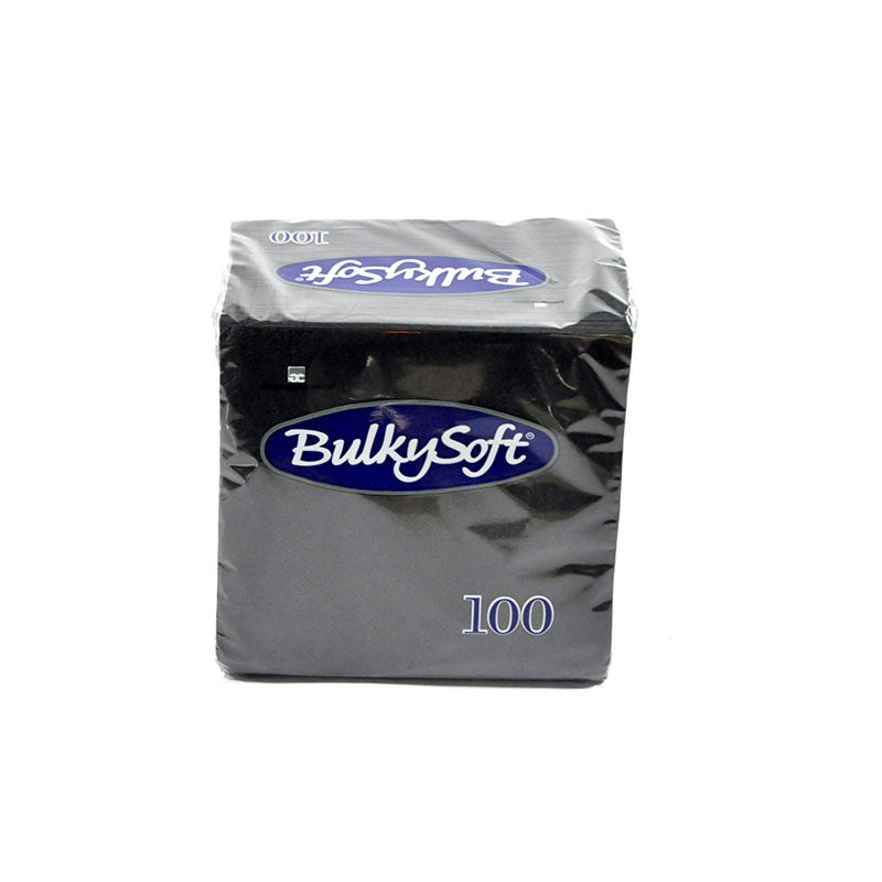 tovagliolo 24x24 nero bulky soft